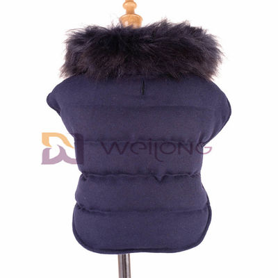 取り外し可能なPlushつばのウール小さく大きい犬の羊毛のジャケットは冬BSCIの間塗る