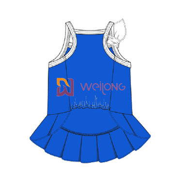 カスタマイズされたCvcジャージーの船員のアンカー ペット服通気性の犬の服の女性