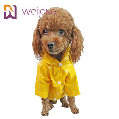 PU革軽量ペット レインコートの防風の子犬雨ジャケット