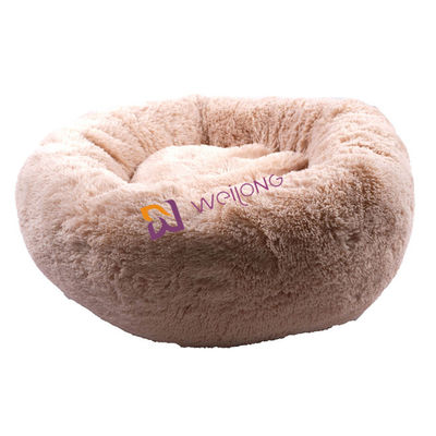 Plush犬のベッドの反心配居心地のよい静まる柔らかく贅沢なペット ベッドのあたりのドーナツ