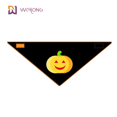 ハロウィン様式WMTペット バンダナの綿ポプリンの背部長さ15&quot; - 24&quot;注文犬のスカーフ